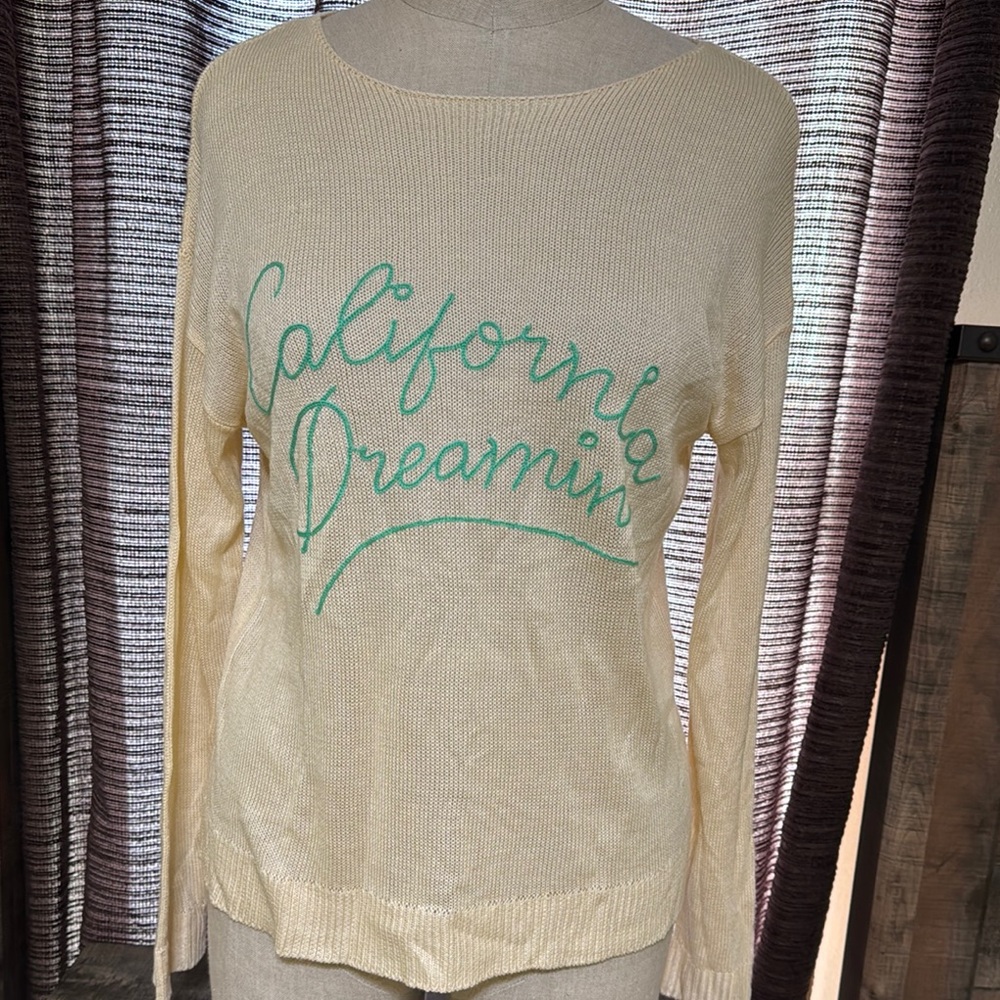 California Dreamin' Cream Sweater